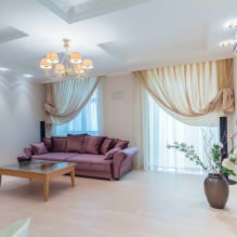 Gordijnen in de woonkamer: 70 stijlvolle foto-idee?n in de interieur-7