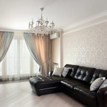 Gordijnen voor de woonkamer: 70 stijlvolle foto-idee?n in het interieur-13