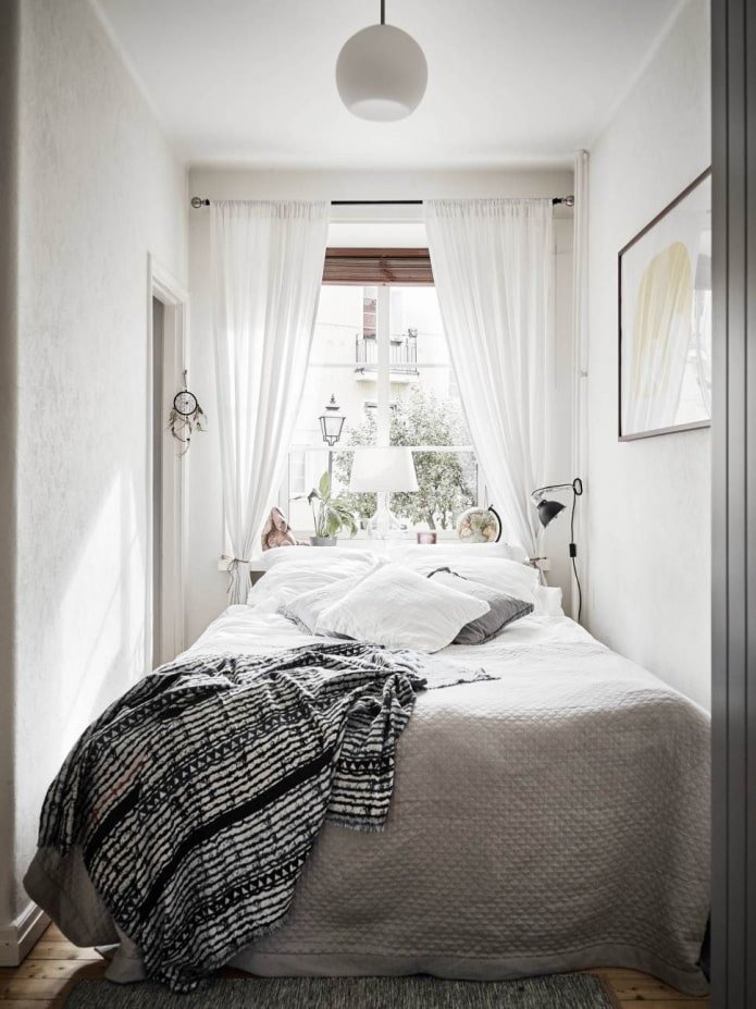slaapkamer in het wit