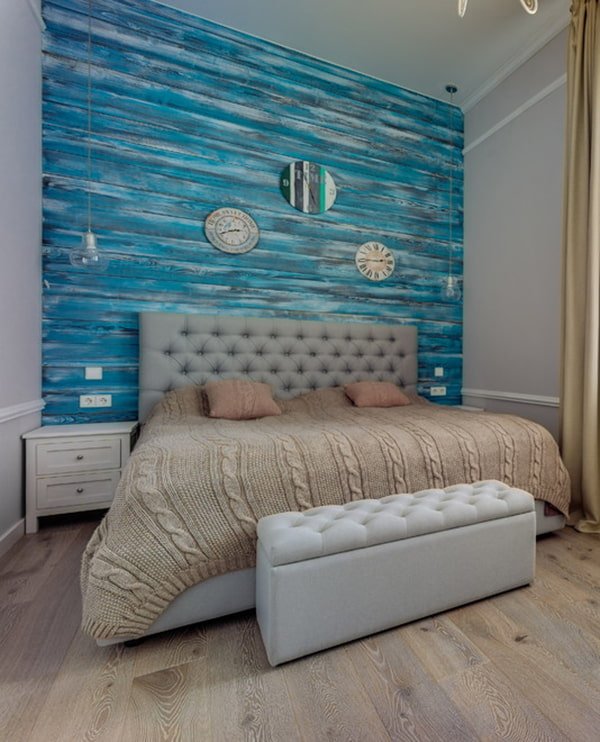 behang met houtimitatie
