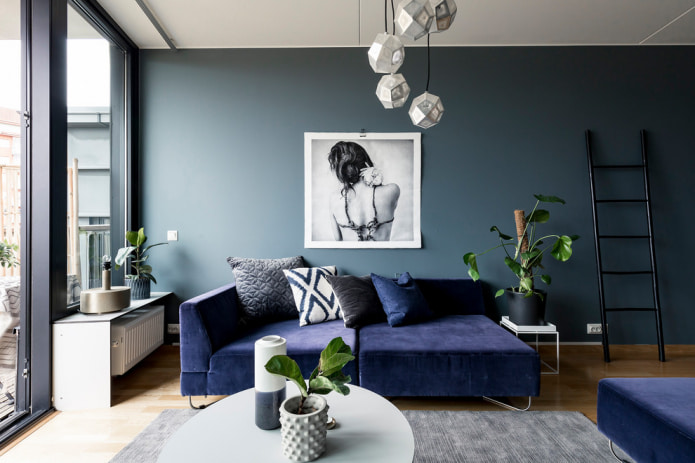 blauwe bank