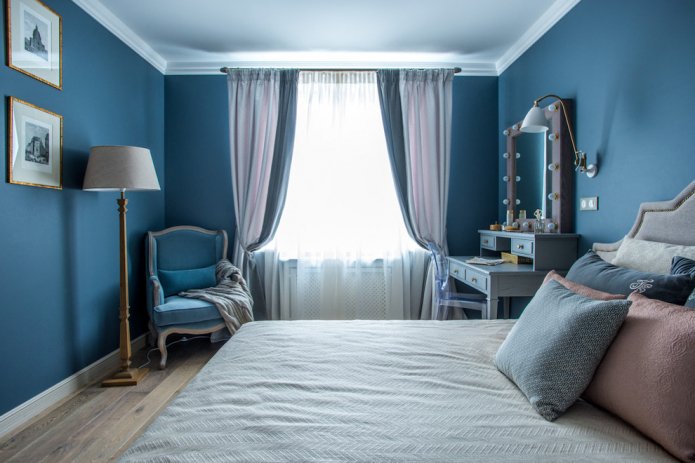 gordijnen in de slaapkamer