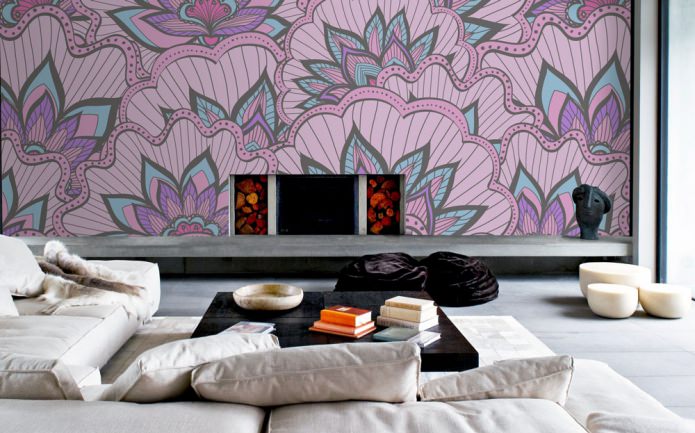 behang in een moderne stijl