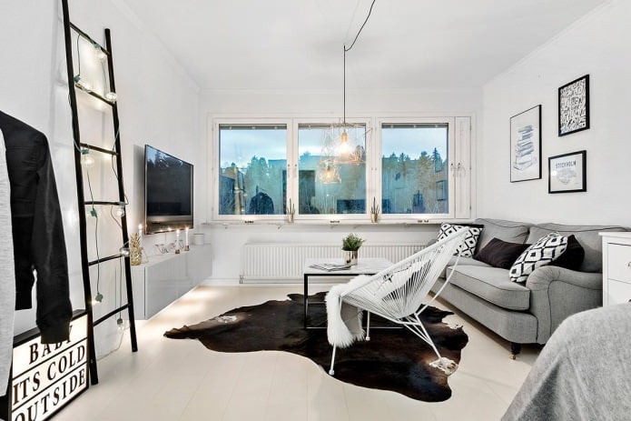 Scandinavische woonkamer
