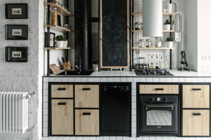 gasboiler in loftstijl
