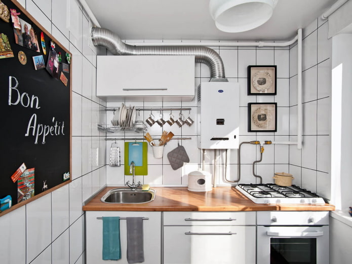 buizen in het keukeninterieur