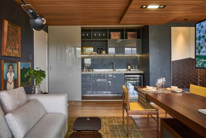 donker studio-appartement