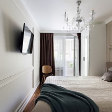 Regels voor het combineren van gordijnen en spreien in de slaapkamer-2