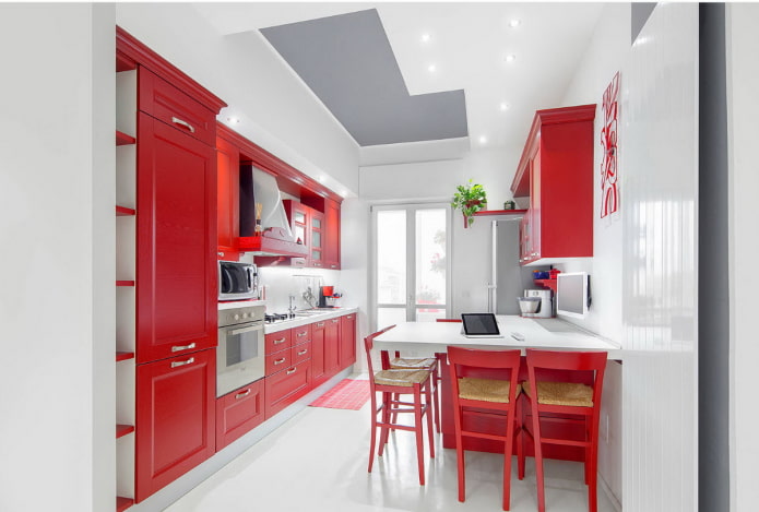 combinatie van rood
