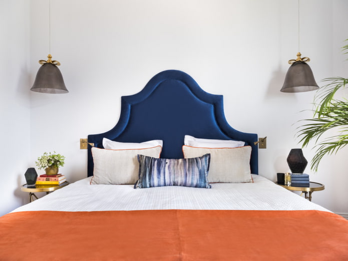 Wit, blauw en oranje