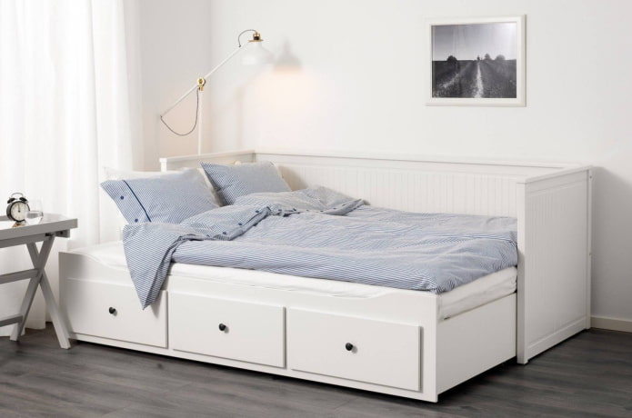 dubbele bank in het interieur