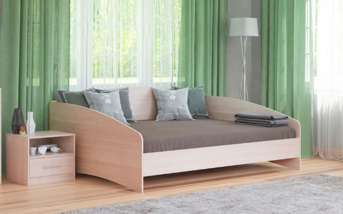 anderhalve bank in het interieur