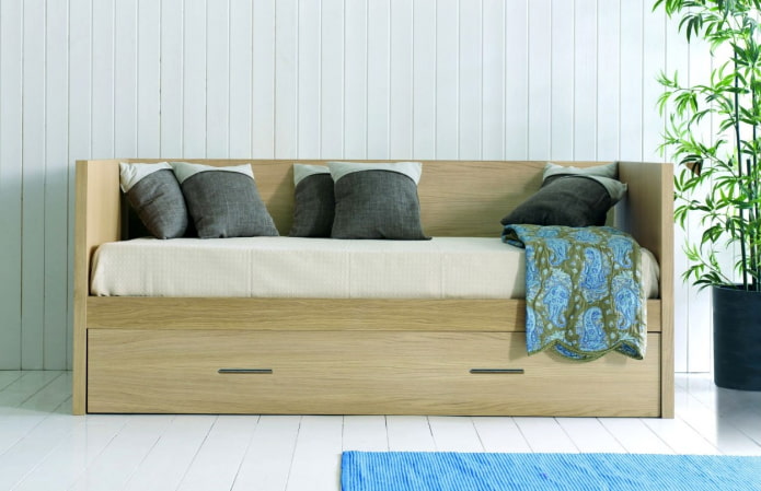 bank in het interieur