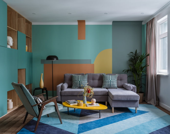 Sovjetfauteuil in de woonkamer