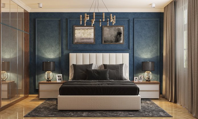bed in neoklassieke stijl