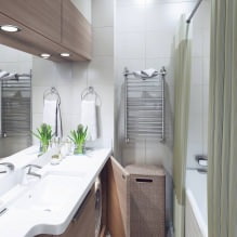 Modern ontwerp van een tweekamerappartement van 52 m? voor een gezin met twee kinderen-0