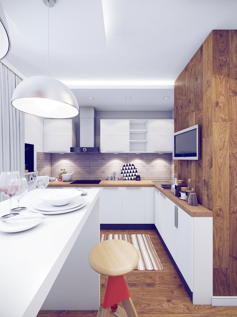 keuken in een tweekamerappartement