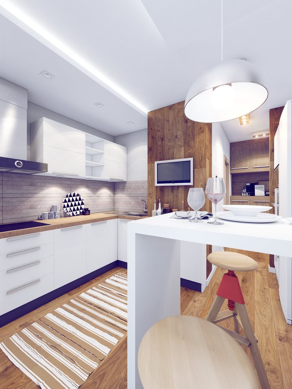keuken in een tweekamerappartement