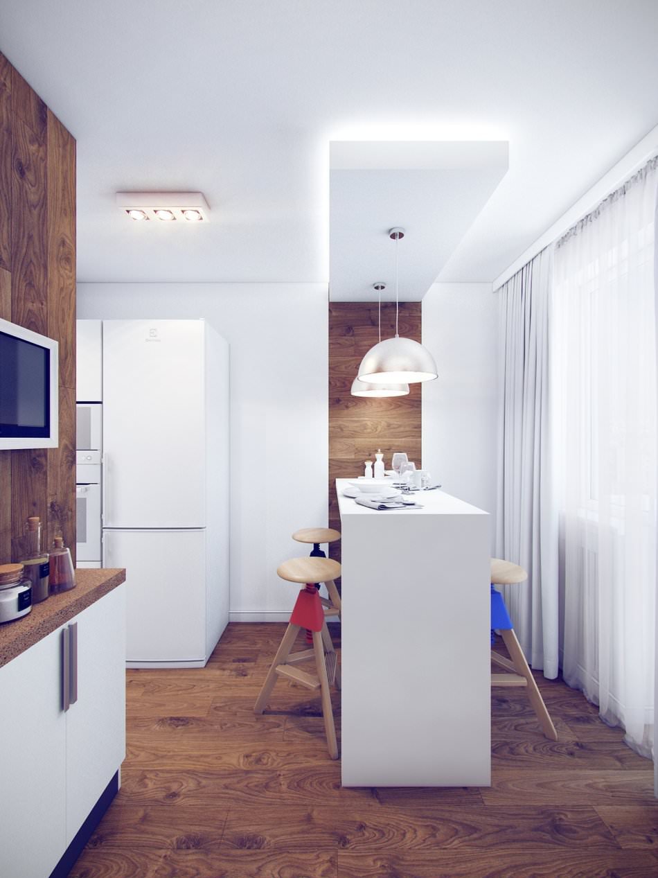 keuken in een tweekamerappartement