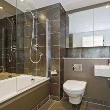 Badkamerinterieur in een moderne stijl: 60 beste foto's en idee?n voor design-16