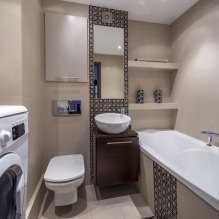 Badkamerinterieur in een moderne stijl: 60 beste foto's en ontwerpidee?n-12