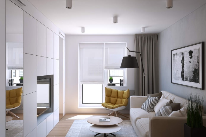Interieurontwerp van een appartement in moderne stijl