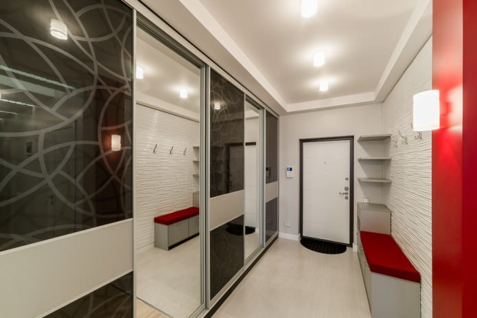 Moderne stijl in de gang