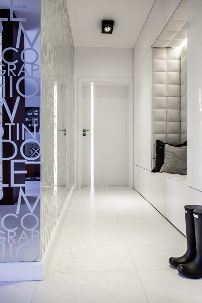 Decoratieve verlichting in de gang