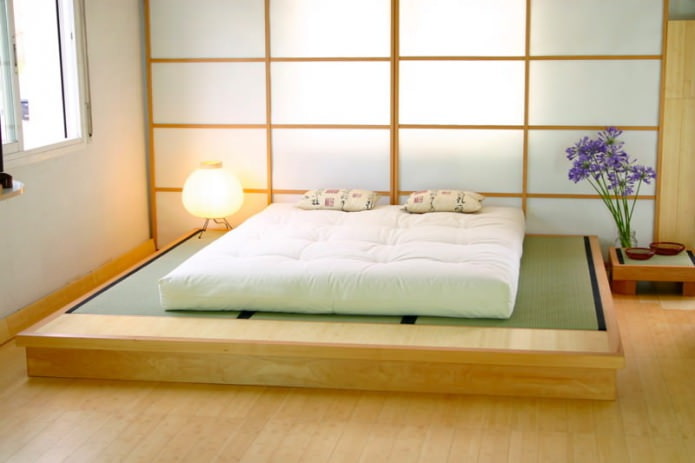 Staande lamp in Japanse stijl