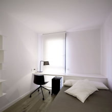 Hoe richt je een slaapkamer in op 6 vierkante meter? -1