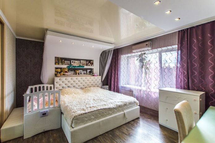 slaapkamer en kinderkamer