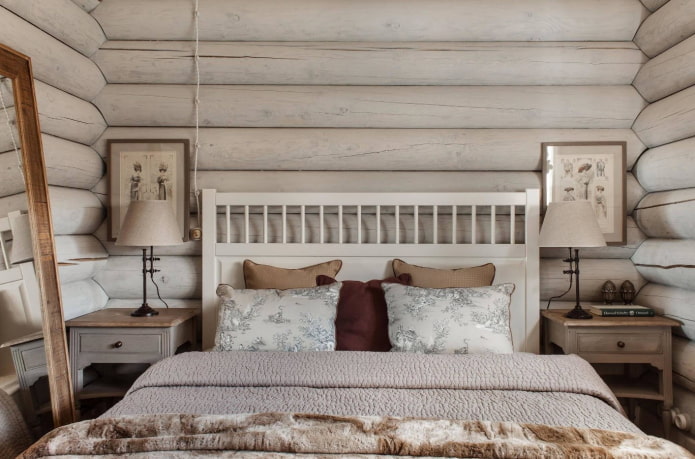 getint hout in het interieur