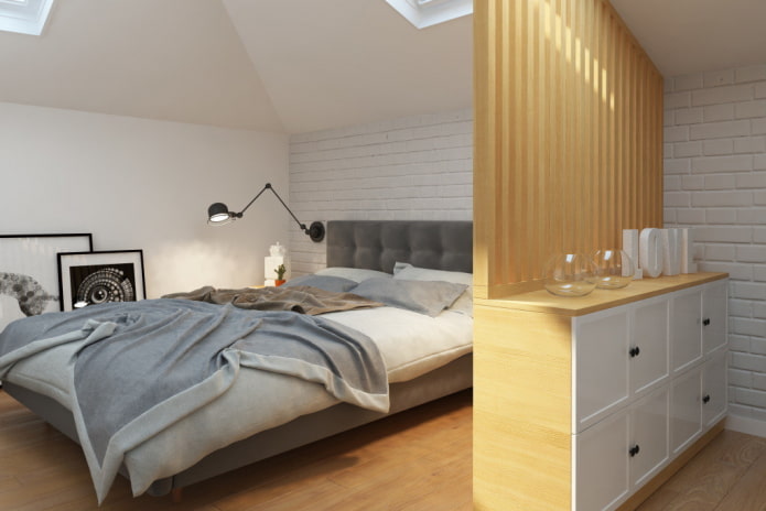 Slaapkamer op zolder