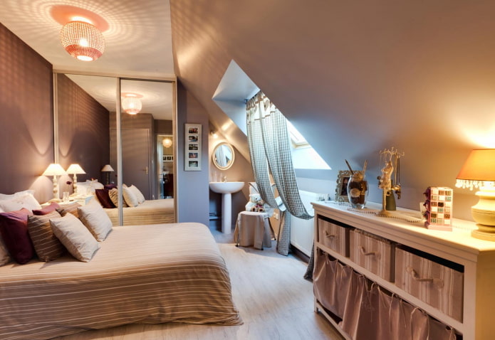 inrichting van een zolderkamer