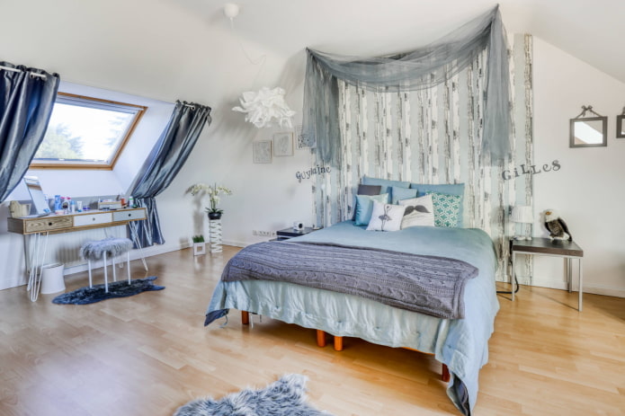 Slaapkamer op zolder