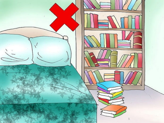 Boeken in de slaapkamer volgens Feng Shui