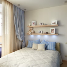 Modern slaapkamerontwerp met balkon-1