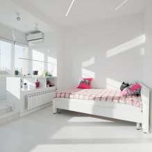 Modern slaapkamerontwerp met een balkon-2