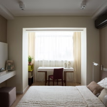 Modern slaapkamerontwerp met balkon-5