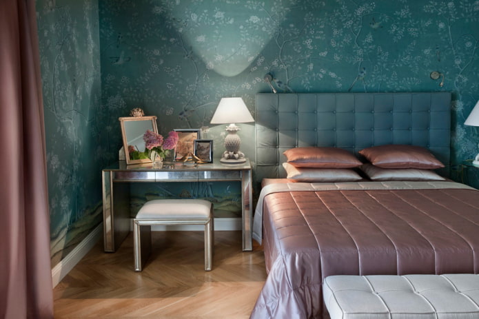 turquoise slaapkamerdecoratie