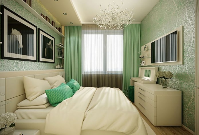 slaapkamer in moderne stijl