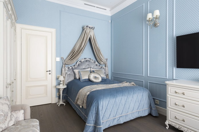 kleurenschema klassieke slaapkamer