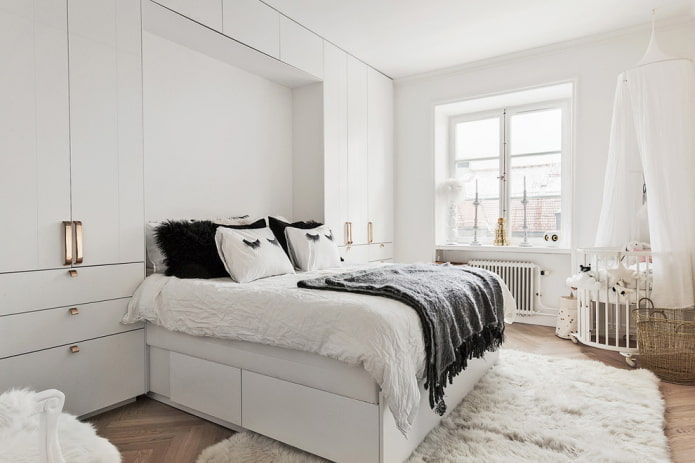bed voor een volwassene en een kind