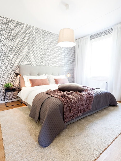 ongebruikelijk behang voor de slaapkamer