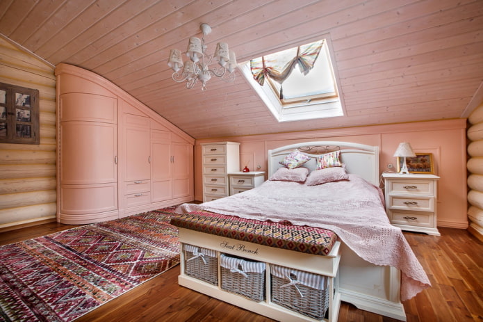 slaapkamerinterieur in Proven?aalse stijl