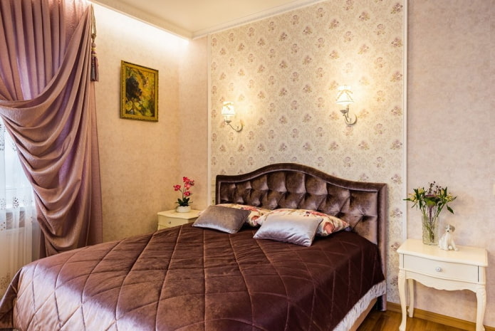 verlichting in het interieur van een slaapkamer in Proven?aalse stijl