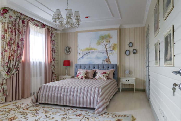 slaapkamerdecoratie in Proven?aalse stijl