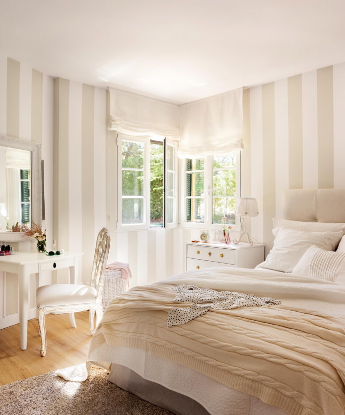 wit meubilair voor de slaapkamer