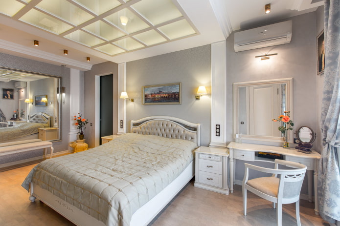 witte meubels in de slaapkamer