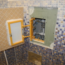 Hoe sluit je de leidingen in de badkamer af, maar zorg je dat ze snel toegankelijk blijven-4